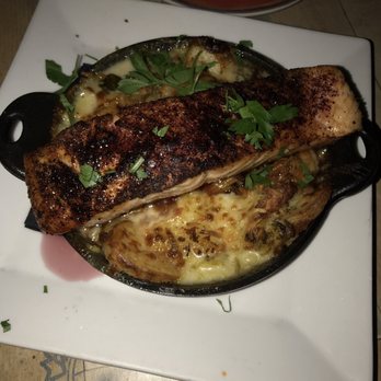 Miramonte Winery - Sumac salmon w/cheesy potatoes - Wineries Near Me - Temecula, California Miramonte Winery - Sumac salmon w/cheesy potatoes - Wineries Near Me - Temecula, California