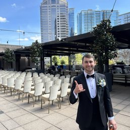Wedding ceremony was on the 5th floor terrace followed by the reception in the 4th floor ballroom! Wedding ceremony was on the 5th floor terrace followed by the reception in the 4th floor ballroom!