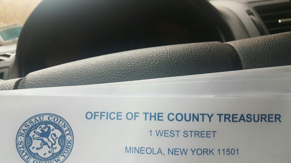 OFFICE OF COUNTY TREASURER Updated October 2024 1 West St, Mineola
