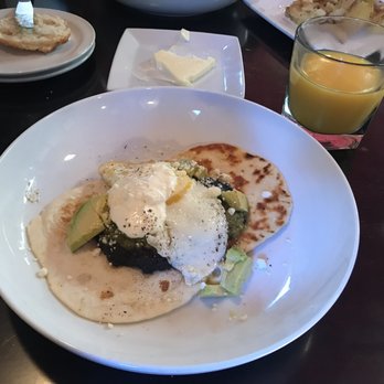 Flat Iron Grill - A half of Huevos Rancheros (Brunch) - Steakhouses Near Me - Issaquah, Washington Flat Iron Grill - A half of Huevos Rancheros (Brunch) - Steakhouses Near Me - Issaquah, Washington