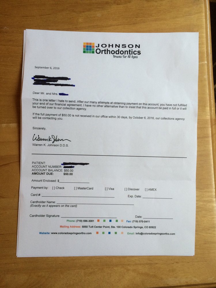 JOHNSON ORTHODONTICS Updated October 2024 15435 Gleneagle Dr