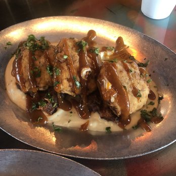 Hop + Grind - Fried Mac and Cheese with pulled pork - Burgers Near Me - Durham, New Hampshire