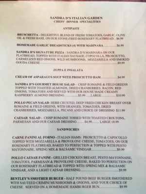 Menu photo 4 Sandra D's Italian Garden Auburn, IN Menu photo 4 Sandra D's Italian Garden Auburn, IN