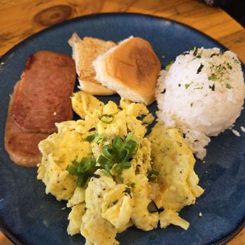 The Switchboard - Island breakfast w scrambled eggs - Hawaiian Near Me - Oceanside, California