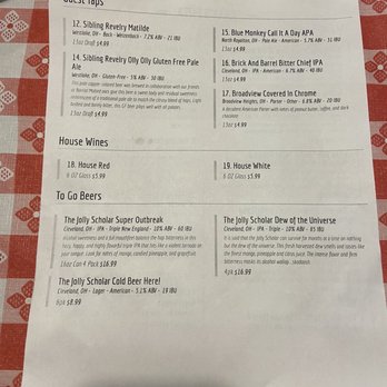 Jolly’s Pizza - Beer menu page 2 on 5/17/2023 - Breweries Near Me - North Royalton, Ohio Jolly’s Pizza - Beer menu page 2 on 5/17/2023 - Breweries Near Me - North Royalton, Ohio