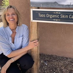 Taos Organic Skin Care - So happy I got my business sign.