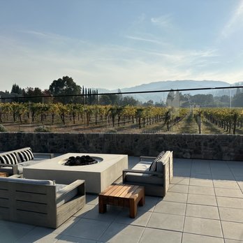 Alila Napa Valley - View of the vineyards from the pool area - Hotels Near Me - St Helena, California