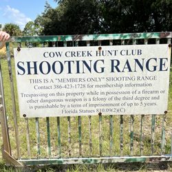 Cow Creek Hunt Club Shooting Range - If you are looking for a great place to target practice and shoot firearms, we have memberships available.