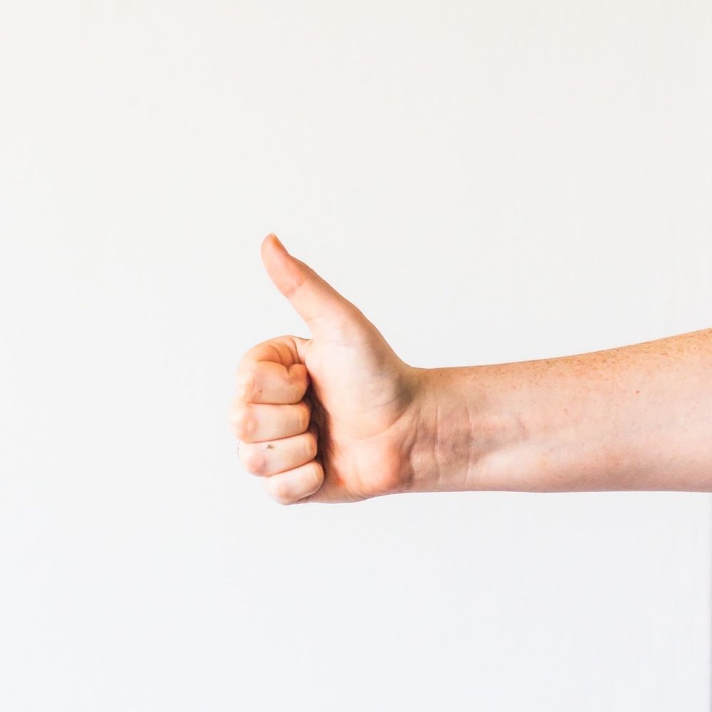 Thumbs up