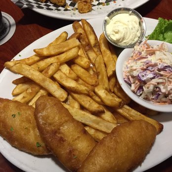 Dj’s Restaurant & Taphouse - Fish and Chips... coleslaw was bland with no flavor fish was mediocre at best... - Pizza Near Me - Manteca, California Dj’s Restaurant & Taphouse - Fish and Chips... coleslaw was bland with no flavor fish was mediocre at best... - Pizza Near Me - Manteca, California