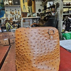 Windward Shoe Repair & Small Engine - The finished product... my friend's purse (the strap is in the zippered pocket)