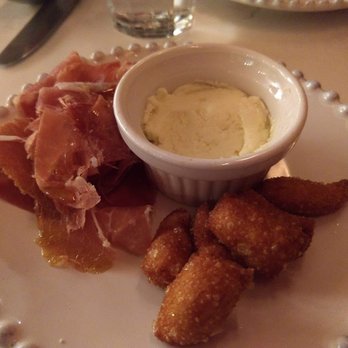 Cucciolo Osteria - Prosciutto,Mozzarella Mousse, Fried Gnocco - Italian Near Me - Durham, North Carolina