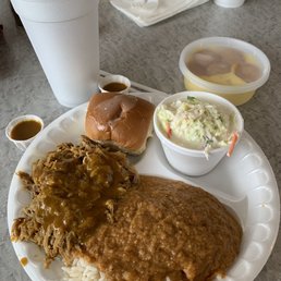 BBQ Plate with coleslaw and Banana Pudding! BBQ Plate with coleslaw and Banana Pudding!