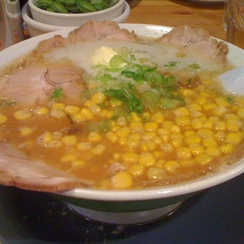 Himawari - Cha-shu Ramen in Miso with Butter and Corn - Ramen Near Me - San Mateo, California Himawari - Cha-shu Ramen in Miso with Butter and Corn - Ramen Near Me - San Mateo, California