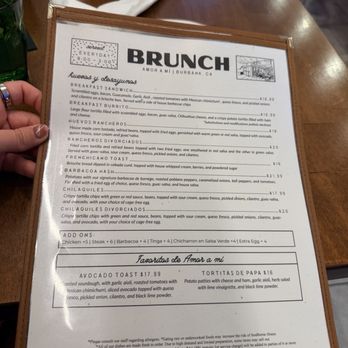Amor A Mi - The brunch menu - Mexican Near Me - Burbank, California Amor A Mi - The brunch menu - Mexican Near Me - Burbank, California