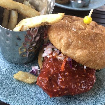Lamplight Lounge - Chicken sandwich w/ malted fries - New American Near Me - Anaheim, California Lamplight Lounge - Chicken sandwich w/ malted fries - New American Near Me - Anaheim, California