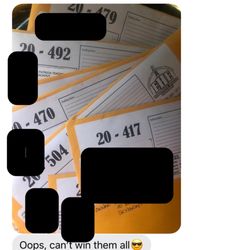 Environmental HighTech Engineering - Pic he sent me with property owners personal information. I have blacked it out before posting on yelp.He sent with all their info visible.