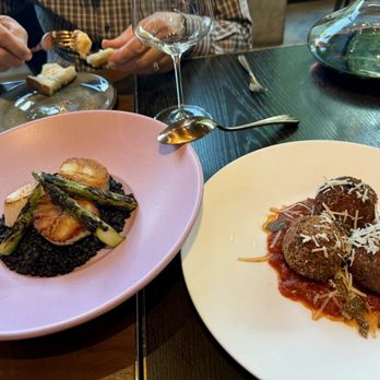 Conversation - Diver Scallops and Mushroom Rice Balls - New American Near Me - Seattle, Washington