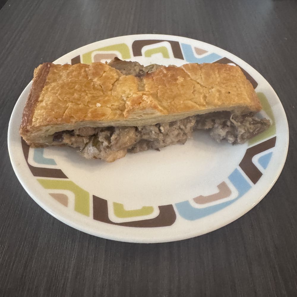 Première Moisson - Première Moisson Côte-des-Neiges - Pâté Lorrain filled with assorted meat. While tasty and maybe traditional, filling a tad too fatty for me - Bakeries Near Me - Montreal, Quebec Première Moisson - Première Moisson Côte-des-Neiges - Pâté Lorrain filled with assorted meat. While tasty and maybe traditional, filling a tad too fatty for me - Bakeries Near Me - Montreal, Quebec