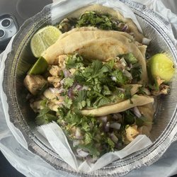 Mi Campo - Chicken cheese papusa tacos amazing