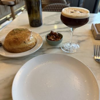 Dora Ristorante - Best Focaccia I've had! Espresso martini - Italian Near Me - La Jolla, California