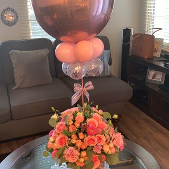Andrea's Events - Birthday Flower and Balloon Arrangement - Floral Designers Near Me