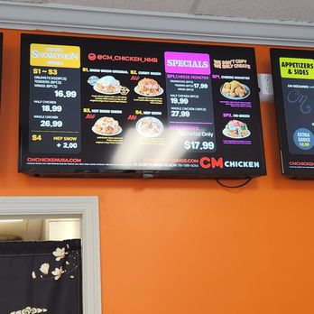 CM Chicken - Menu - Korean Near Me - North Miami Beach, Florida