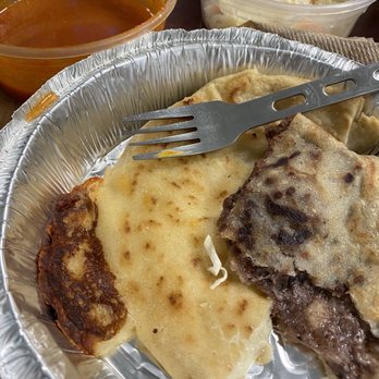 La Cascada - Almost all eaten! Cheese &ben/cheese pupusas - Restaurants Near Me - Nanuet, New York La Cascada - Almost all eaten! Cheese &ben/cheese pupusas - Restaurants Near Me - Nanuet, New York