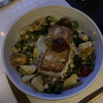 Freeman’s - Halibut with succotash - Modern European Near Me - Provincetown, Massachusetts Freeman’s - Halibut with succotash - Modern European Near Me - Provincetown, Massachusetts