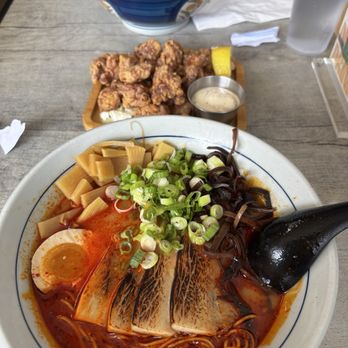 The Ramen Joint - Spicy tonkotsu ramen with chicken kaarage - Ramen Near Me - Los Angeles, California The Ramen Joint - Spicy tonkotsu ramen with chicken kaarage - Ramen Near Me - Los Angeles, California