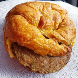 The Convenience Store - Sausage cheese croissant.