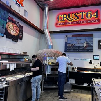 Craft 64 - two people preparing pizzas in a restaurant - Pizza Near Me - Canton, Texas Craft 64 - two people preparing pizzas in a restaurant - Pizza Near Me - Canton, Texas