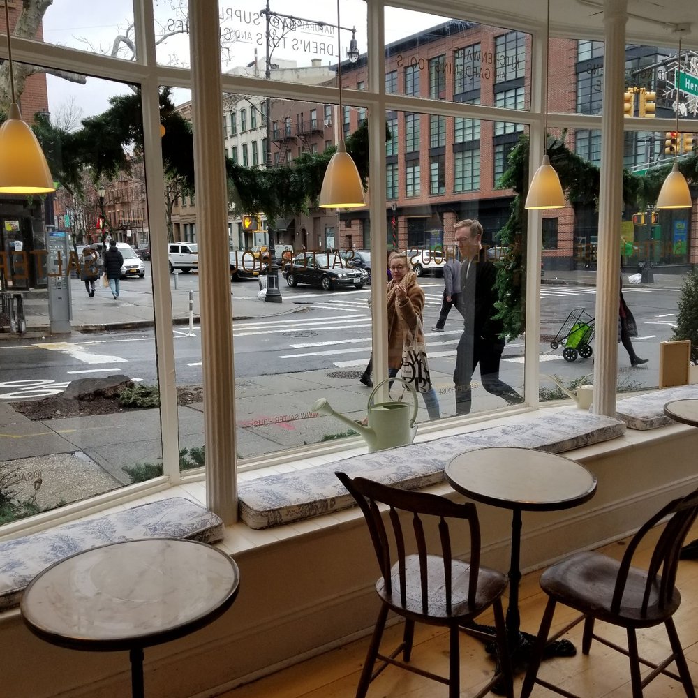Salter House - a view of a street through a window - Coffee & Tea Near Me - Brooklyn, New York Salter House - a view of a street through a window - Coffee & Tea Near Me - Brooklyn, New York