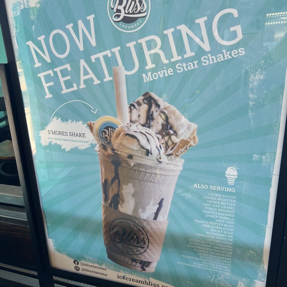 Bliss Small Batch Creamery - Looking for a big treat? - Ice Cream & Frozen Yogurt Near Me - University Place, Washington
