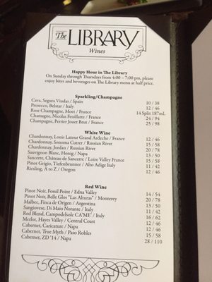 Menu photo 6 The Library Dallas, TX