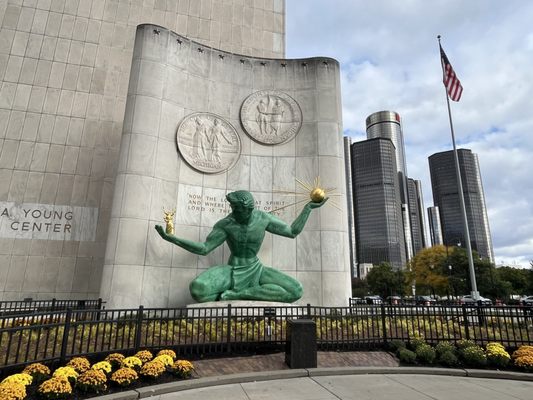 The Spirit of Detroit by null