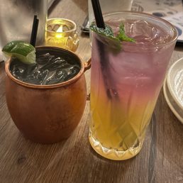 Shanghai mule and purple paradise Shanghai mule and purple paradise