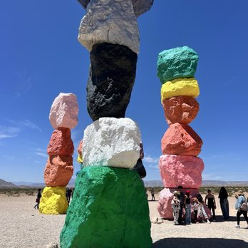 Seven Magic Mountains - Rocks - Public Art Near Me - Las Vegas, Nevada Seven Magic Mountains - Rocks - Public Art Near Me - Las Vegas, Nevada