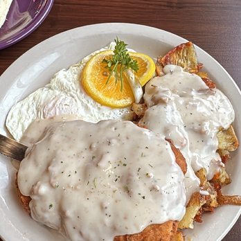 Toast & Jam - Chicken Country Fried Steak and Eggs was valid chat 9-10 - Breakfast & Brunch Near Me - Salem, Oregon
