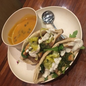 Veggie Grill by Next Level - Fala-ful bowl- minus the falafel Bc they didn't have any! Tofu instead. - Vegan Near Me - Pasadena, California Veggie Grill by Next Level - Fala-ful bowl- minus the falafel Bc they didn't have any! Tofu instead. - Vegan Near Me - Pasadena, California