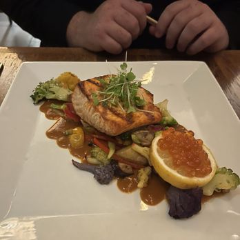 Matsuhisa - Salmon with miso sauce pasta dish - Sushi Bars Near Me - Denver, Colorado Matsuhisa - Salmon with miso sauce pasta dish - Sushi Bars Near Me - Denver, Colorado