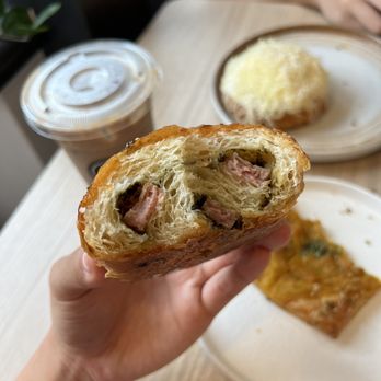 Rose Ave Bakery - Inside of spam musubi croissant - Bakeries Near Me - Washington, DC, District of Columbia Rose Ave Bakery - Inside of spam musubi croissant - Bakeries Near Me - Washington, DC, District of Columbia