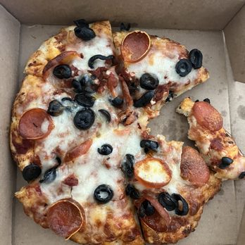 Mountain Mike's Pizza - Mini pepperoni pizza with olives. - Pizza Near Me - Roseville, California
