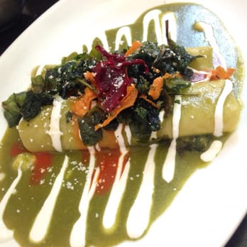 Wild Salsa - Vegetable enchiladas verde - Mexican Near Me - Dallas, Texas