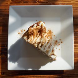 Goat cheese cheesecake.