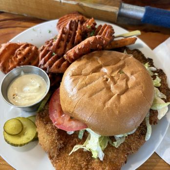 Thunder Island Brewing - Pork schnitzel - Breweries Near Me - Cascade Locks, Oregon