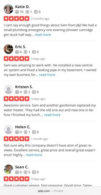 J&J Heating Plumbing and Appliance on Yelp