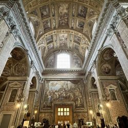 Chiesa del Gesù Nuovo - Looking towards the entrance