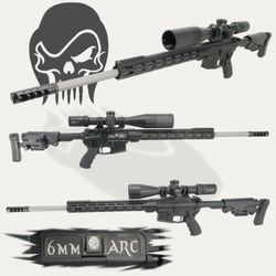 Newest round to take an AR15 out to distance; 6mm ARC. Topped with a Vortex optic and you have a winning combo!