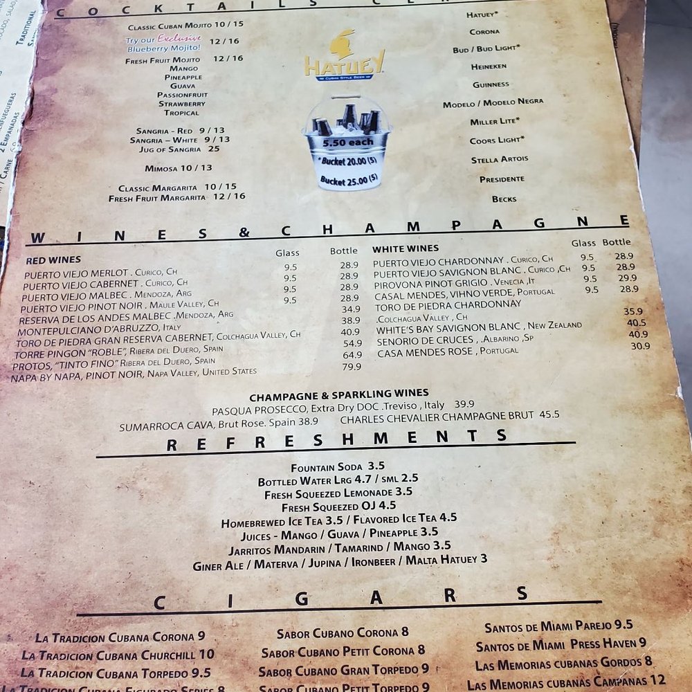 Bella Cuba - Menu 4/25/21 - Cuban Near Me - Miami Beach, Florida Bella Cuba - Menu 4/25/21 - Cuban Near Me - Miami Beach, Florida